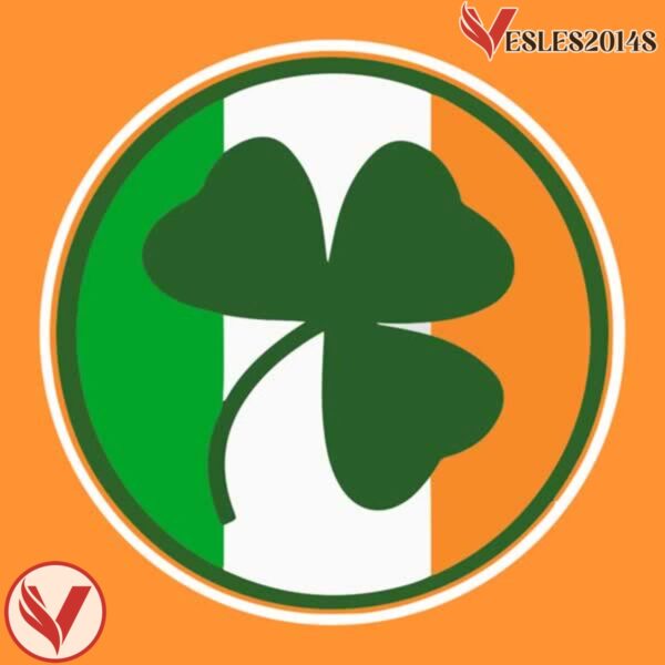 Orange St Patrick's Day Irish Shamrock Holiday Hockey Jersey - Vesles2014S 4