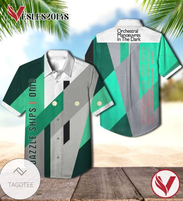 Orchestral Manoeuvres In The Dark Dazzle Ships Album Cover Hawaiian Shirt, Best Gift For Music Lovers Vesles2014S