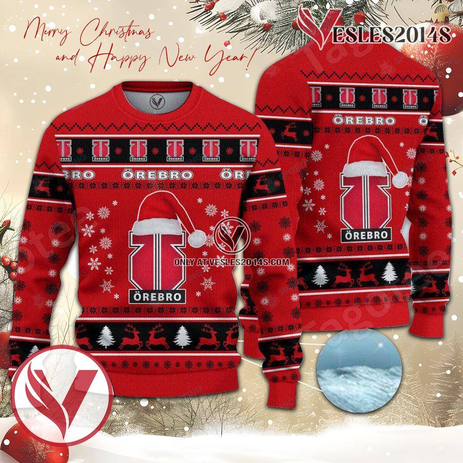 Orebro HK Sport Ugly Christmas Sweater, Unique Gifts For Fans - Vesles2014aS 1