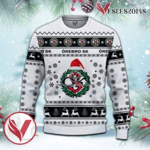 Örebro SK Sport Ugly Christmas Sweater, Unique Gifts For Fans - Vesles2014aS 2