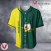 Oregon Ducks Baseball Jersey Half Style NCAA, Unique Gifts For Fans - Vesles2014s