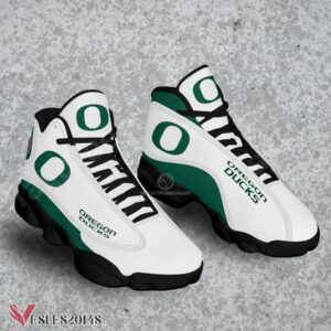 Oregon Ducks NCAA Logo Air Jordan 13 Shoes, Best Sneaker Gifts For Fans - Vesles2014s 1