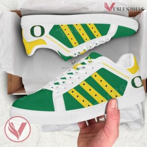 Oregon Ducks Print Stan Smith Shoes, Best Sneaker For Fans - Vesles2014s 1