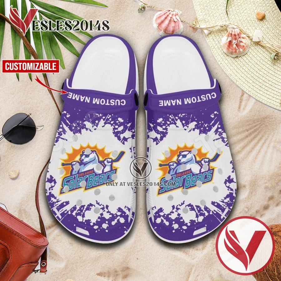 Orlando Solar Bears Logo Crocs Shoes For Men And Women, Unique Clogs Shoes For Fans - Vesles2014S 1