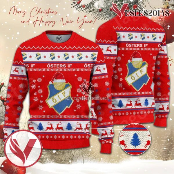 Östers IF Sport Ugly Christmas Sweater, Unique Gifts For Fans - Vesles2014aS 1