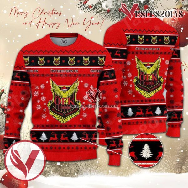 Östersunds FK Sport Ugly Christmas Sweater, Unique Gifts For Fans - Vesles2014aS 1