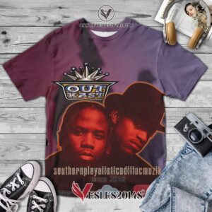 OutKast Southernplayalisticadillacmuzik Album 3D T-Shirt, Unique Gifts For Music Lovers - Vesles2014S