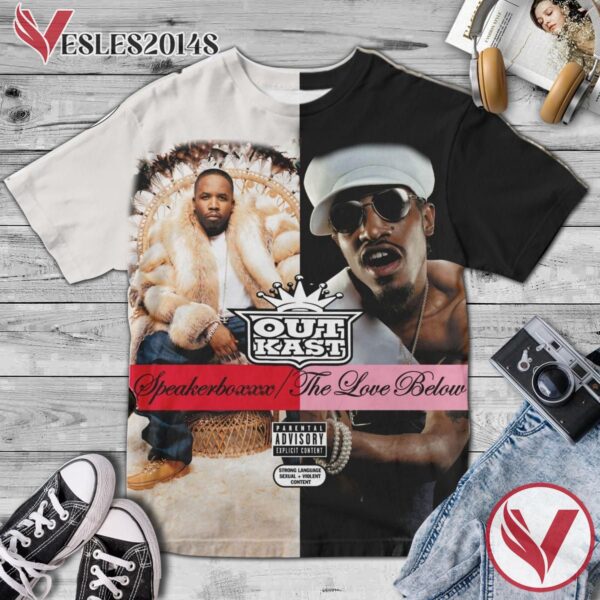 Outkast Speakerboxx The Love Below Album Cover Shirt, Perfect Gifts For Music Lovers - Vesles2014S