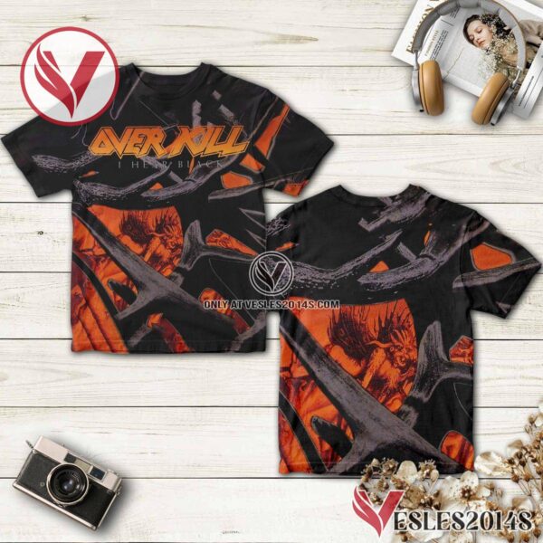 Overkill I Hear Black Album Cover Shirt, Unique Gifts For Music Lovers - Vesles2014S