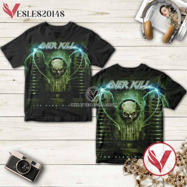 Overkill The Electric Age Album Cover Shirt Style 2, Unique Gifts For Music Lovers - Vesles2014S