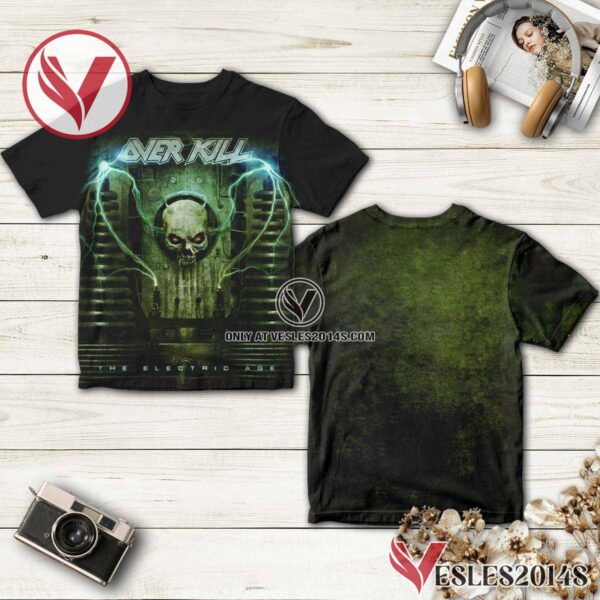 Overkill The Electric Age Album Cover Shirt, Unique Gifts For Music Lovers - Vesles2014S