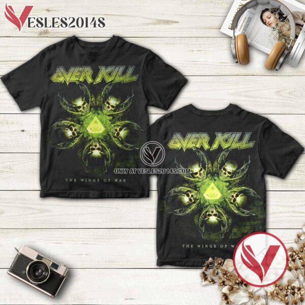 Overkill The Wings Of War Album Cover Shirt, Unique Gifts For Music Lovers - Vesles2014S