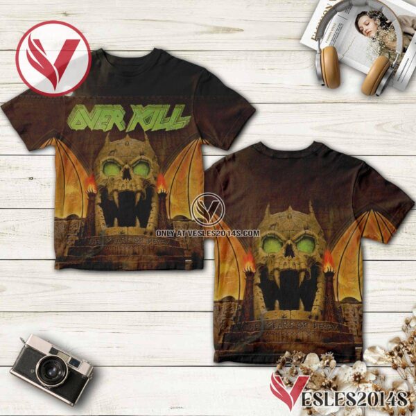 Overkill The Years Of Decay Album Cover Shirt, Unique Gifts For Music Lovers - Vesles2014S