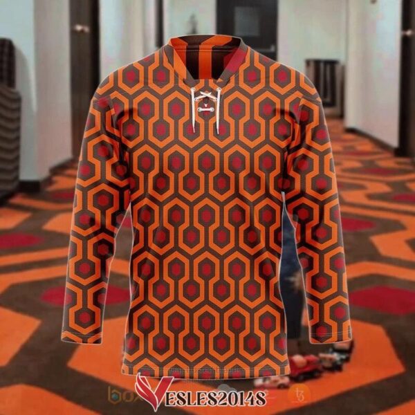 Overlook Hotel Carpet The Shining Custom Hockey Jersey, Trending Gifts For Fans - Vesles2014s 2