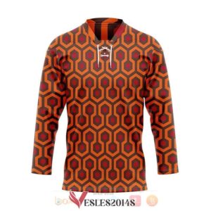 Overlook Hotel Carpet The Shining Custom Hockey Jersey, Trending Gifts For Fans - Vesles2014s