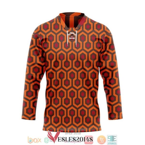 Overlook Hotel Carpet The Shining Hockey Jersey Shirt, Trending Gifts For Fans - Vesles2014s