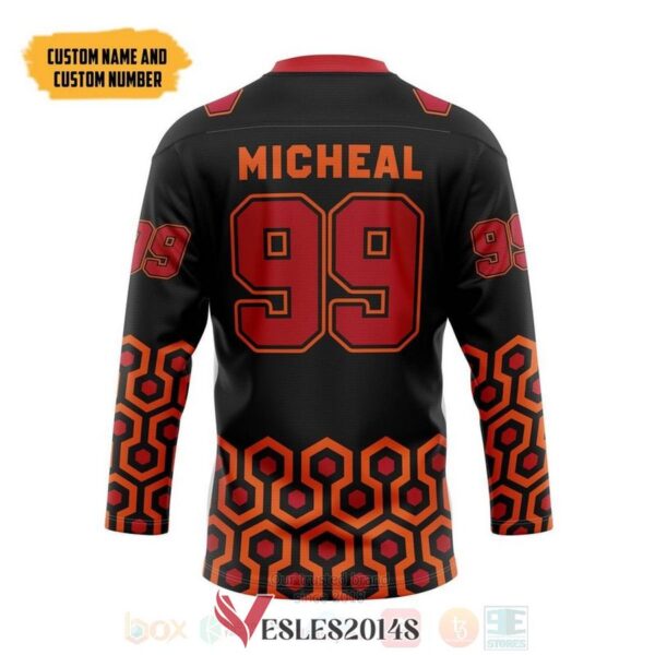 Overlook Hotel Carpet The Shining Personalized Hockey Jersey, Trending Gifts For Fans - Vesles2014s 1