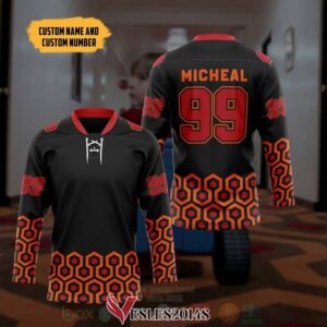 Overlook Hotel Carpet The Shining Personalized Hockey Jersey, Trending Gifts For Fans - Vesles2014s 2