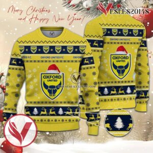 Oxford United F.C Sport Ugly Christmas Sweater, Unique Gifts For Fans - Vesles2014aS 1