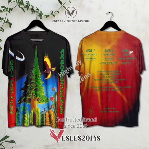 Ozric Tentacles-Arborescence Album 3D Shirt, Unique Gifts For Music Lovers - Vesles2014S