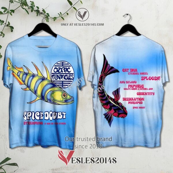 Ozric Tentacles-Spice Doubt Album 3D Shirt, Unique Gifts For Music Lovers - Vesles2014S