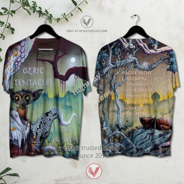 Ozric Tentacles The Yumyum Tree Album 3D Shirt – LIMITED EDITION