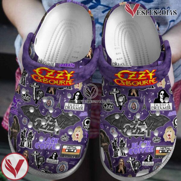 Ozzy Osbourne Music Crocs Crocband Clogs Shoes, Unique Gifts For Fans Style 2 - Vesles2014S