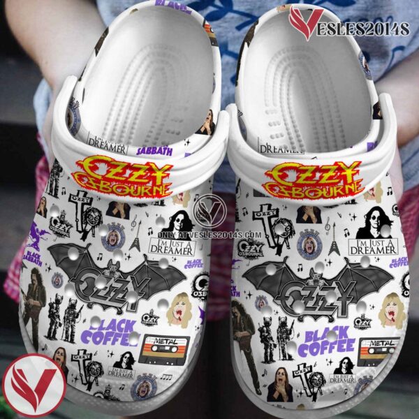 Ozzy Osbourne Music Crocs Crocband Clogs Shoes, Unique Gifts For Fans Style 3 - Vesles2014S