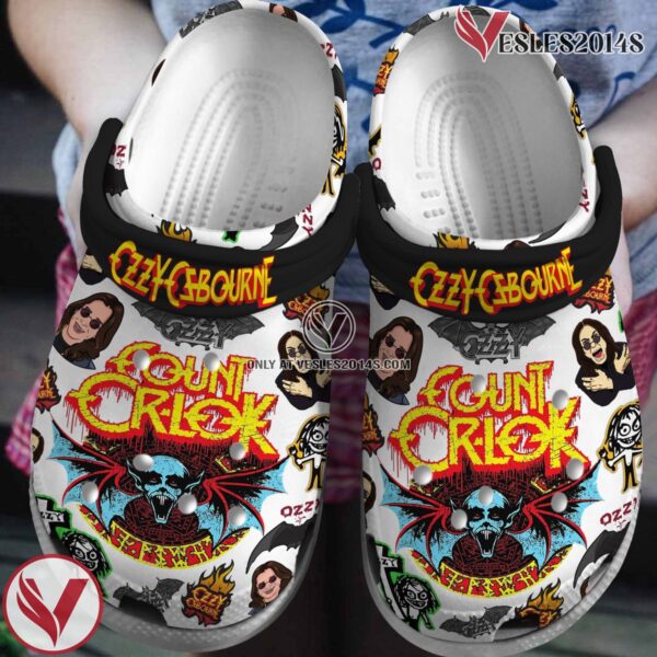 Ozzy Osbourne Music Crocs Crocband Clogs Shoes, Unique Gifts For Fans Style 4 - Vesles2014S