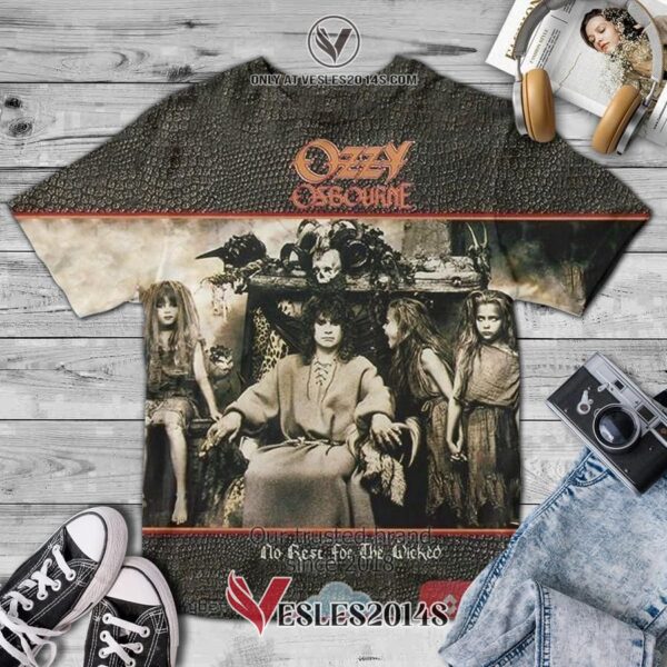Ozzy Osbourne No Rest For The Wicked Album 3D T-Shirt, Unique Gifts For Music Lovers - Vesles2014S