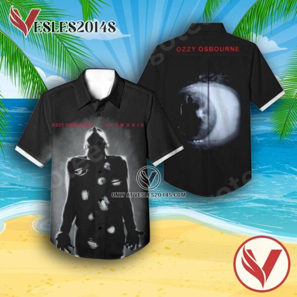 Ozzy Osbourne Ozzmosis Album Cover Hawaiian Shirt, Unique Gifts For Music Lovers - Vesles2014S
