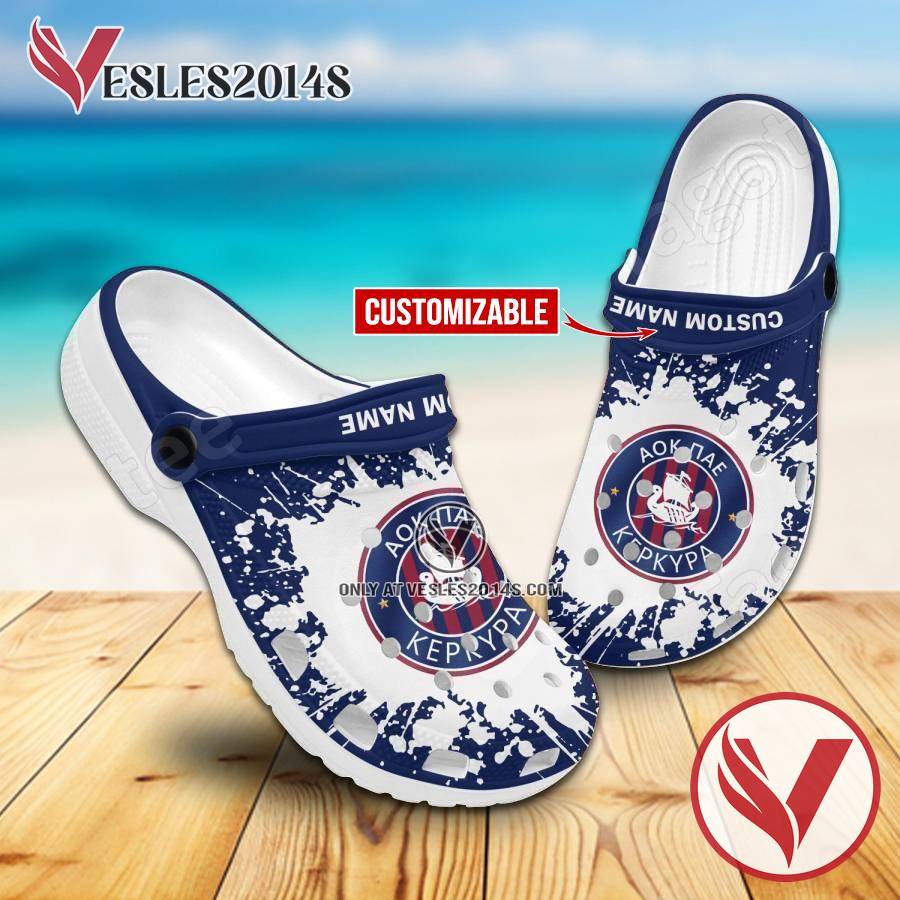 PAE Kerkyra Custom Name Crocs Shoes For Men And Women, Unique Clogs Shoes For Fans - Vesles2014S
