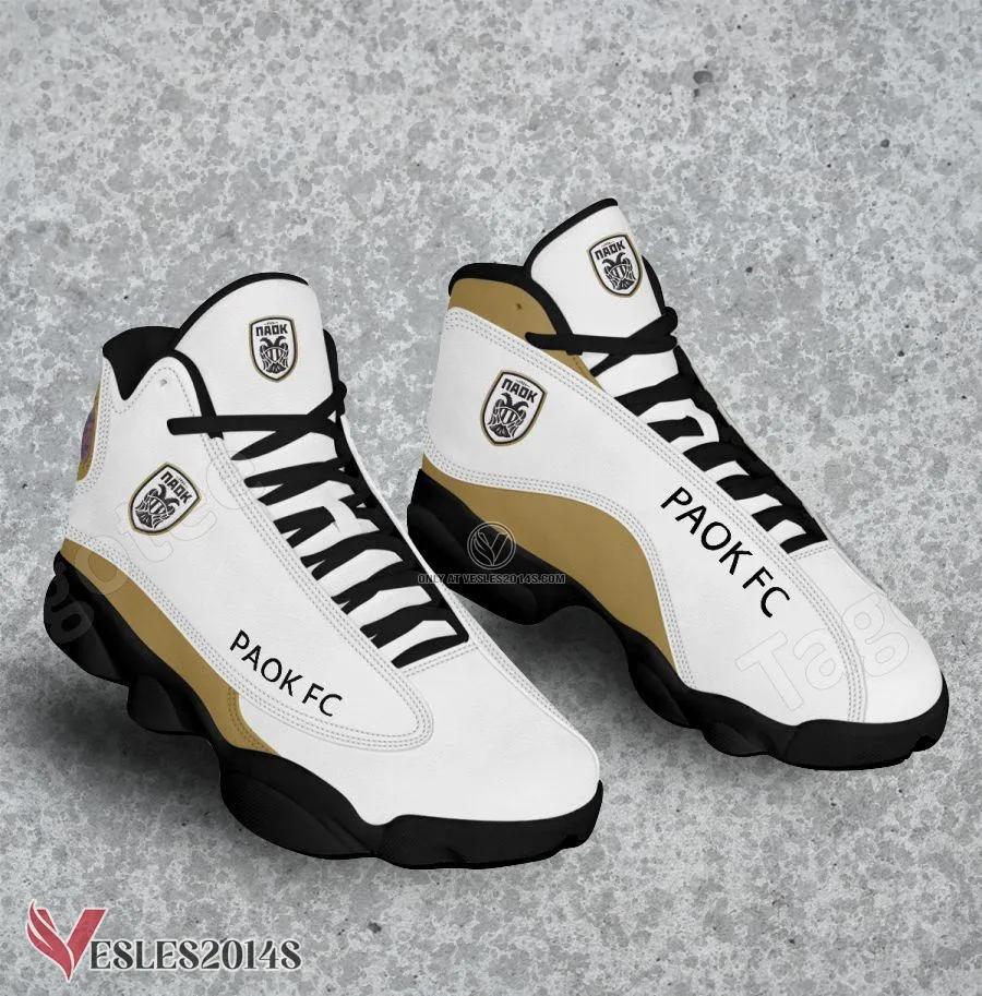 PAOK Logo Air Jordan 13 Shoes, Best Sneaker Gifts For Fans - Vesles2014s 1