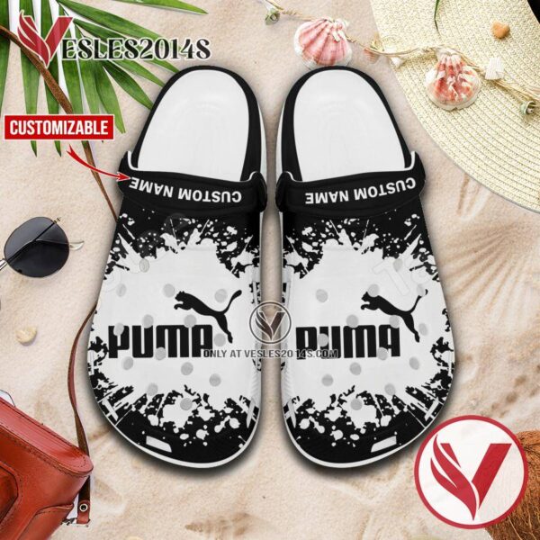 PUMA Logo Crocs Shoes For Men And Women, Unique Clogs Shoes For Fans - Vesles2014S 1