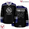 Pabst Blue RIbbon Alternate Blackout Hockey Jersey - Vesles2014S