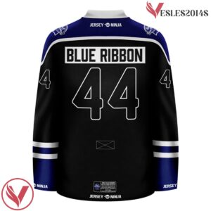 Pabst Blue RIbbon Alternate Blackout Hockey Jersey - Vesles2014S 3
