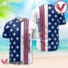 Pabst Blue Ribbon American Flag Baseball Jersey, Perfect Gifts For Fans - Vesles2014S