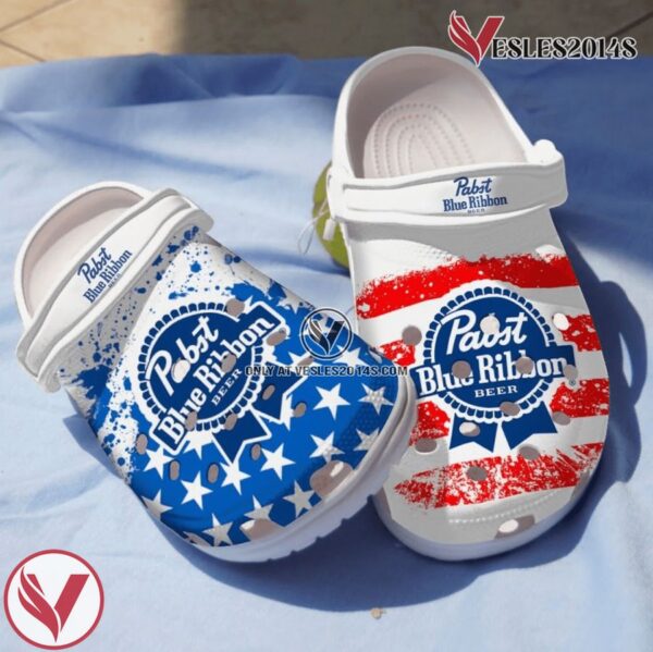 Pabst Blue Ribbon Beer Adults Crocs Comfortable Clogs Shoes Crocband For Men Women, Unique Gift From  Vesles2014S