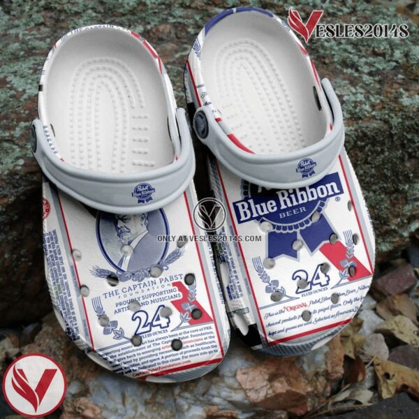 Pabst Blue Ribbon Beer Crocband Crocs Comfortable Shoes Clogs For Men Women, Unique Gift From  Vesles2014S