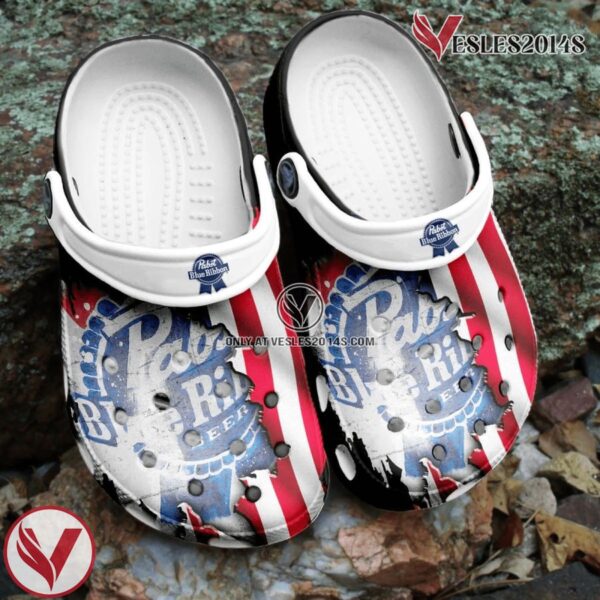 Pabst Blue Ribbon Beer Crocs Shoes Crocband Clogs Comfortable For Men Women, Unique Gift From  Vesles2014S