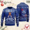 Pabst Blue Ribbon Drinker Bells Drinking All The Way Ugly Sweater, Unique Winter Outfits For Fans - Vesles2014S  1