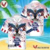 Pabst Blue Ribbon Eagle Fireworks Independence Day Hawaiian Shirt, Best Summer Gifts For Fans - Vesles2014S