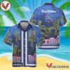 Pabst Blue Ribbon Star Print Bermuda Hawaiian Shirt, Best Summer Gifts For Fans - Vesles2014S