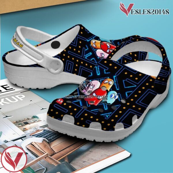 Pac Man Game Crocs Crocband Clogs Shoes Comfortable For Men Women and Kids, Unique Gift From  Vesles2014S 3