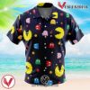 Pac Man Pattern Hawaiian Button Up Shirt, Perfect Gifts For Anime Lovers - Vesles2014S