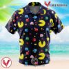 PacMan Hawaiian Button Up Shirt, Perfect Gifts For Anime Lovers - Vesles2014S