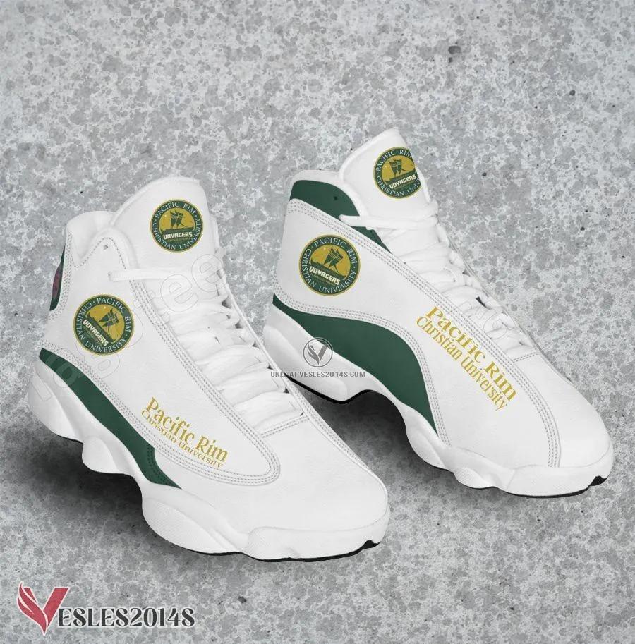 Pacific Rim Christian University Logo Air Jordan 13 Shoes, Best Sneaker Gifts For Fans - Vesles2014s
