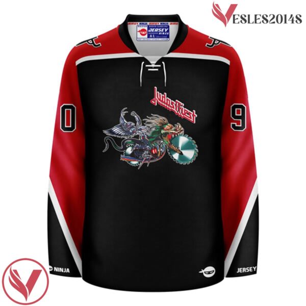 Painkiller Album Photo Judas Priest  Hockey Jersey - Vesles2014S 3