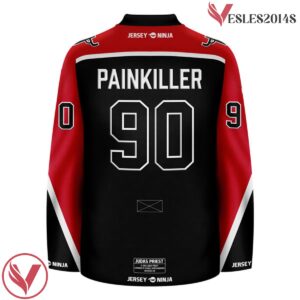 Painkiller Album Photo Judas Priest  Hockey Jersey - Vesles2014S 4