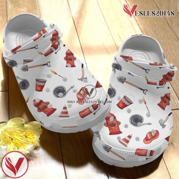 Painting Fire Tool Set Firefighter Shoes clogs Birthday Gifts For Kids Children, Unique Gift From  Vesles2014S
